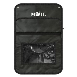 Black Post Mail Holder Bag