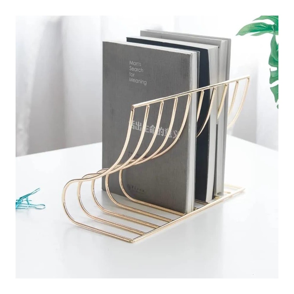 Metal Bookshelf Organiser